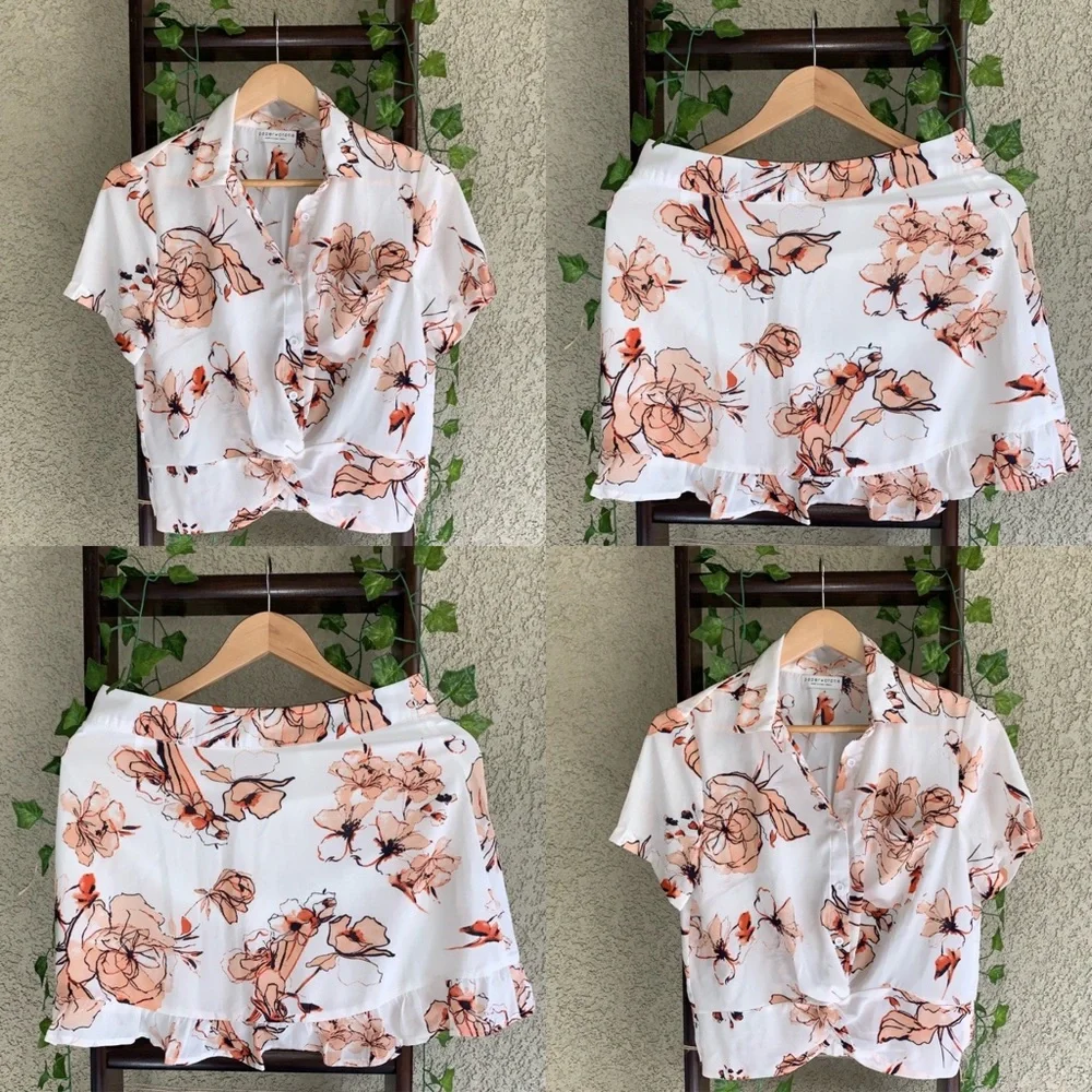 PAPER CRANE Floral Matching Set